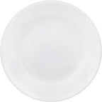 Corelle Vitrelle 6-Piece Salad Appetizer Plate Set Triple Layer Glass and Chip Resistant, 6-3/4-Inch Lightweight Round Plates, Winter Frost White