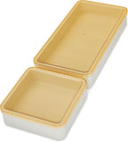 Cravings by Chrissy Teigen Nonstick Bakeware Set with 2 Silicone Trays and 2 Lids, Silicone Baking Sheet Pan, Baking Pan Dividers, Safe to use and Easy to Clean, Oven safe up to 450 °F
