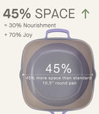 10.5 Inch(3.8QT) Ceramic Pan with Lid,Non Stick Frying Pans Cast Aluminum Deep Sauté Pans,Ti-Ceramic Non Toxic Pix Pan with Wooden Spatula and Scrubber-Midnight Hearth