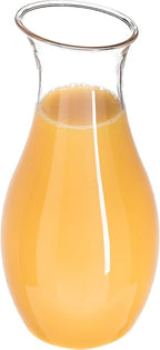 Carlisle FoodService Products 7090307 Cascata Carafe Juice Jar Beverage Decanter Only, Plastic, 1.5 L, Clear (Pack of 12)