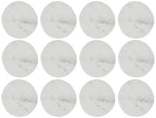 Carlisle FoodService Products Ridge Reusable Plate Rimless Plate for Home and Restaurant, Melamine, 9 Inches, Marble, (Pack of 12)