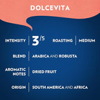 Lavazza Classico Ground Coffee Blend, Medium Roast, Authentic Italian, Blended And Roasted in Italy, Non GMO, Value Pack, A Full bodied with rich flavor and notes of dried fruit, 20 Ounce