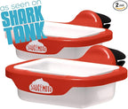 Saucemoto Dip Clip | Vehicle Sauce Holder for Dipping sauces. As seen on Shark Tank (Stocking Stuffer 2-Pack, Red) Great for White Elephant Gift