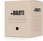 Bialetti Mocha Exclusive Black 6 Cup Open Fire (Coffee Maker, Espresso Maker, Makinetta)
