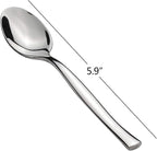 Idomy 12-Piece Stainless Steel Teaspoons, 5.9 Inches