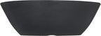 Carlisle FoodService Products Ridge Reusable Plastic Bowl for Home and Restaurant, Melamine, 52 Ounces, Slate