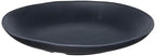 Carlisle FoodService Products Ridge Reusable Plastic Plate Dinner Plate for Home and Restaurant, Melamine, 10.5 Inches, Slate, (Pack of 12)
