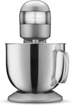 Cuisinart SMD-50BC Precision Pro 5.5-Quart Digital Stand Mixer With 12-Speeds, 3 Preprogrammed Food Prep Settings, Mixing Bowl, Whisk, Flat Mixing Paddle, Dough Hook, And Splash Guard, Silver Lining