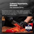 Dalstrong 24 Piece Block Knife Set - Vanquish Series - Stainless Steel Knife Set with Block & Kitchen Scissors - Forged High Carbon German Steel - Premium POM Black Handles - NSF Certified