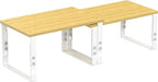 Kitchen Cabinet Organization Shelf，Set of 2 Height Adjustable Storage Racks，Stackable，Expandable，Countertop Shelves Organizer，Pantry Shelving(1PACK/Large/White)