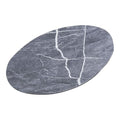 Carlisle FoodService Products Ridge Reusable Plate Rimless Plate for Home and Restaurant, Melamine, 9 Inches, Soapstone