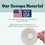 1.5 mL (1.5 CC) Long Handle Scoop for Measuring Coffee, Pet Food, Grains, Protein, Spices and Other Dry Goods (Pack of 1)