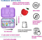 Yumbox Original Leakproof Bento Lunch Box Container for Kids (Lavande Purple Unicorn)