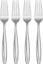 Oneida Camlynn Everyday Flatware Dinner Forks 18/0 Stainless Steel, Set of 4, Silver