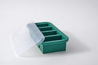 Souper Cubes 1 Cup Silicone Freezer Molds - Soup Cubes Perfect for Freezing Broth, Rice, Leftovers and More - Silicone Freezer Trays with Lids for Meal Prep - Kale - 1-Pack
