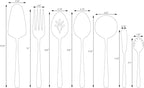 Artaste Rain II Forged 18/10 Stainless Steel (7-Piece Hostess Set)