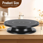11 lnch Turn Table Pottery Tools, Cake Spinner, Cake Turntable, Spinning Wheel (Used for Painting Craft Cake Turntable for Decorating)
