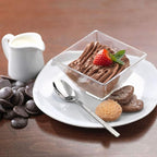 Stainless Steel Flatware Dessert Spoon, Set of 12