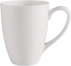 Mikasa Annabelle Bone China 40-Piece Dinnerware Set, Service for 8, Lightweight and Chip-Resistant White Porcelain with Elegant Design