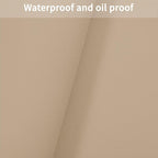 Leather Table Cover,1.8mm Thick,30x60 Inch Desk Cover,Large Desk Mat,Table Protector,Table Cover Protector,Craft Mats to Protect Table(Light Brown+Gray,30x60)
