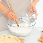 Danish Dough Whisk and Bakers Bread Lame Tool for Baking Cake Pizza, Stainless Steel Dough Scoring Knife with 5 Replacement Blades Leather Storage Cover, Lame Bread Dough Whisk Slashing Tool