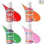 Oil Based Food Coloring, 15ml Large Capacity Oil Food Dye for Chocolate, Edible Coloring for Baking, Cake Decorating, Icing, Easter Egg, Fondant, Candy Melts, Cookie, Food Grade Slime Making DIY Set
