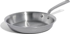 Made In Cookware - 10-Inch Stainless Steel Frying Pan - 5 Ply Stainless Clad - Professional Cookware - Crafted in Italy - Induction Compatible
