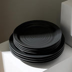 Stone Lain Orbit 16-Piece Dinnerware Set Stoneware, Charcoal
