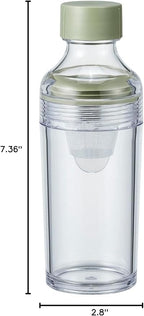 Hario Cold Brew Tea Portable Bottle, 160ml, Smoky Green