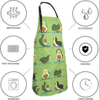 Men Women Apron, Adjustable Neck with 2 Pockets - Chef Apron for Cooking - Mom Dad Gift for Christmas, Birthday