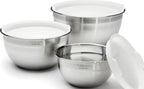 Cuisinart Mixing Bowl Set, Nesting Bowls, Stainless Steel, 3-Piece by Cuisinart