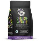 Bones Coffee Company Bananas Foster, Banana, Rum and Vanilla Flavored Coffee, Medium Roast Low Acid Arabica Beans Compatible with Auto drip and French Press Coffee Maker, 12 Oz Whole Bean