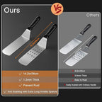 Griddle Accessories Kit, 27Pcs Grilling Accessories Set for Blackstone and Camp Chef, Flat Top Griddle Accessories Set with Scraper, Enlarged Spatulas, Basting Cover for BBQ