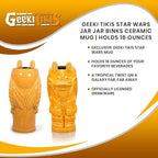 Geeki Tikis Star Wars Jar Jar Binks Ceramic Mug | Themed Tiki Mug | 18 Ounces
