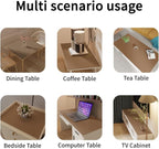 Leather Table Cover,1.8mm Thick,36x54 Inch Table Protector,Table Protector for Dining Room Table,Table Protectors for Rectangle Tables.(Mud Color+Champagne Gold,36x54)