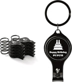 10pcs Personalized 4 in 1 Multi Function Bottle Opener, Nail Clipper, Wedding Favors Brewery, Private Customized, Black, Multitool Gifts for Men