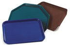 Carlisle FoodService Products CT121614 Café Standard Cafeteria / Fast Food Tray, 12" x 16", Blue
