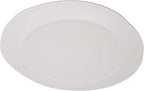 Carlisle FoodService Products Ridge Reusable Plate Rimless Plate for Home and Restaurant, Melamine, 9 Inches, Cement