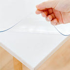 14 x 63 Inch Table Cover protector - Vinyl, Plastic, 1.5mm Thick - Top Desk Mat, Pad