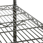 Shelving Inc. 14" d x 72" w Chrome Wire Shelving with 2 Tier Shelves, Weight Capacity 800lbs Per Shelf