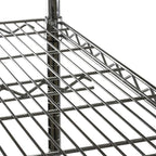 Shelving Inc. 14" d x 18" w Chrome Wire Shelving with 2 Tier Shelves, Weight Capacity 800lbs Per Shelf