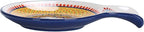 Bico Havana Spoon Rest for Stove Top, Ceramic Spoon Holder for Kitchen Counter, Easy to Clean Coffee Spoon Rest Dishwasher Safe, Kitchen Cooking Utensil Rest for Ladles Spatula