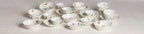 Lenox Pasta Bowls, 20oz Butterfly Meadow Pasta Bowl Set of 4, Service For 4, Porcelain, White Serving Bowls, Wide, Shallow, Lenox Butterfly Meadow Collection, Dishwasher/Microwave Safe (White 4-Piece)