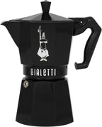 Bialetti Mocha Exclusive Black 6 Cup Open Fire (Coffee Maker, Espresso Maker, Makinetta)