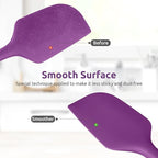 14in Extra Long Silicone Spatula: U-Taste 480ºF Heat Resistant Flexible Baking Mixer Scraper, Large Rubber Mixing Stirring Scraping Seamless Kitchen Turner Utensil for Nonstick Cookware (Purple)