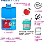 Yumbox Snack Box - 3 Compartment - Leakproof Bento Lunch Box for Kids (Surf Rocket)
