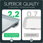 Ceramic Baking Sheet Pan, Cookie Sheets for Baking, Naturally Non-Toxic Ceramic Coating, 2.2mm Thick oven trays for cooking, PTFE & PFOA Free, 15x10"