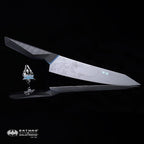Dalstrong Chef Knife - 8 inch - BATMAN™ Shadow Black Edition - High Carbon 7Cr17MoV Steel - Black Titanium Kitchen Knife - Collection Item - G10 Handle - Chef's Knife Cooking - Sheath