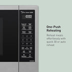 Panasonic NN-SN67K Microwave Oven, 1.2 cu.ft, Stainless Steel/Silver