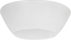 Carlisle FoodService Products Ridge Reusable Plastic Bowl for Home and Restaurant, Melamine, 52 Ounces, Cement, (Pack of 12)